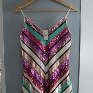 Express sequence dress